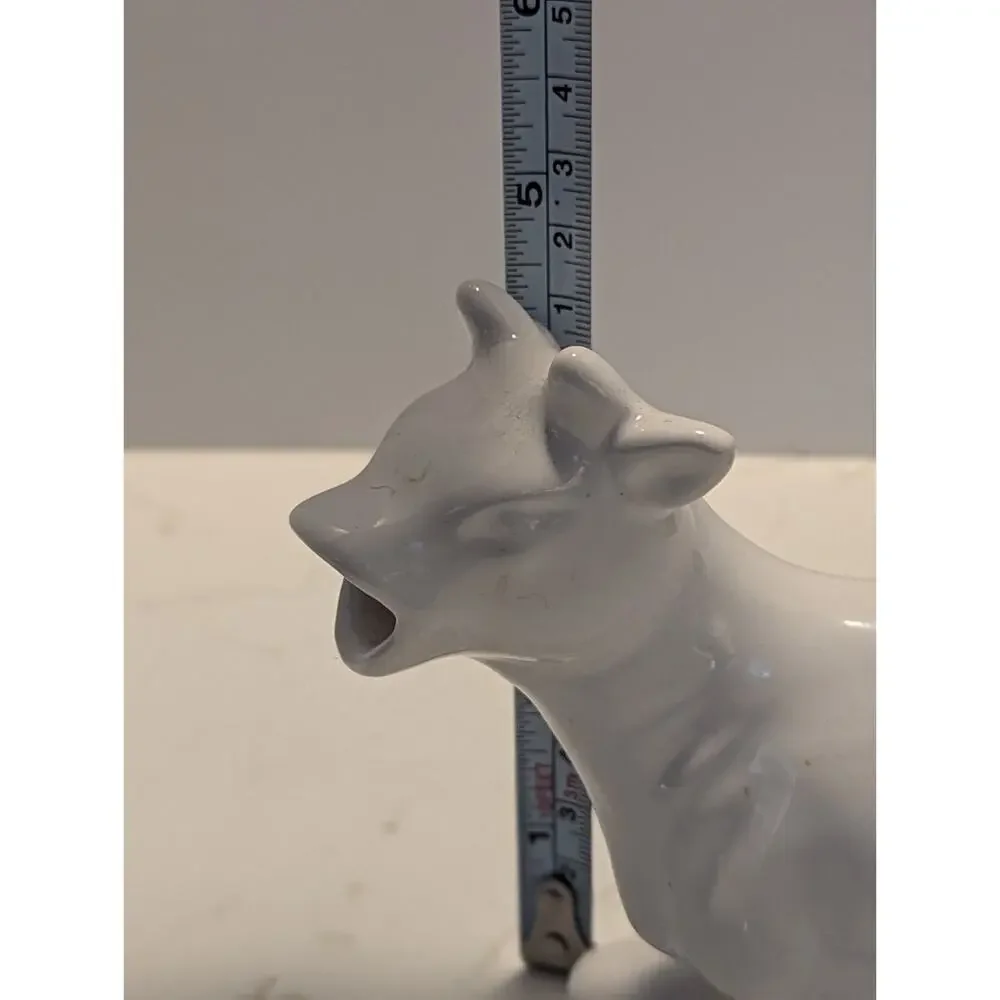 Cow Ceramic Creamer White Home Essentials Cottagecore Countryside Lightweight